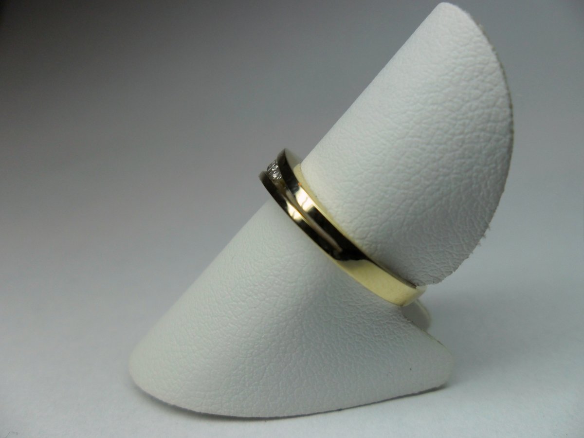 Klemspleet Ring Geelgoud 3st.